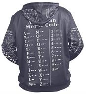 Morse code jacket