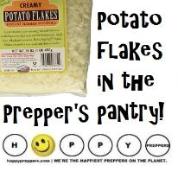 Potato flakes in the prepper's pantry