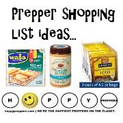 Prepper shopping list ideas