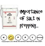 importance of salt in prepping