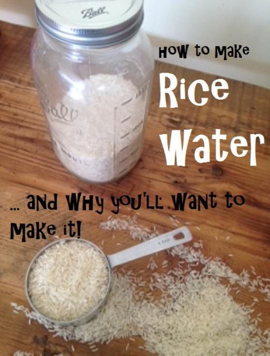 how to make rice water (and why you'll want to make it)