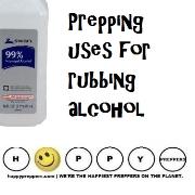 Prepping Uses for Rubbing alcohol