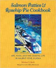 Salmon patties and rosehip pies