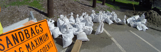 Sandbags may have a maximum allowed per resident