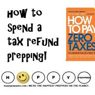 how to spend a tax refund prepping (and pay no taxes next year)
