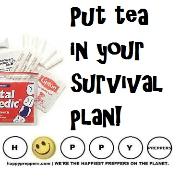Put tea in your survival plan
