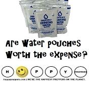 Are water pouches worth the expense?