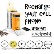 Recharge your cell phone wihtout electricity