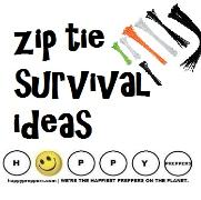 Survival uses of zip ties ~ How to use cable ties in prepping and survival